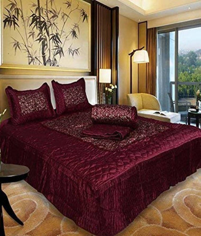 Royal Satin Embroidered Bedding Set