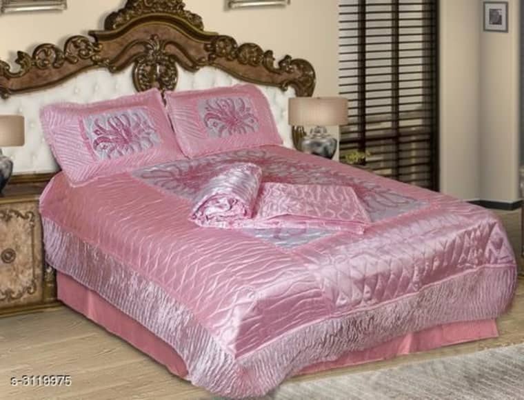 Royal Satin Mix Design Bedding Set